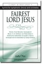 Fairest Lord Jesus SATB choral sheet music cover